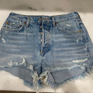AGOLDE Parker Denim Shorts